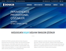 Tablet Screenshot of denker.com.tr